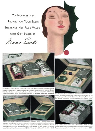 1932 Marie Earle Christmas gift boxes