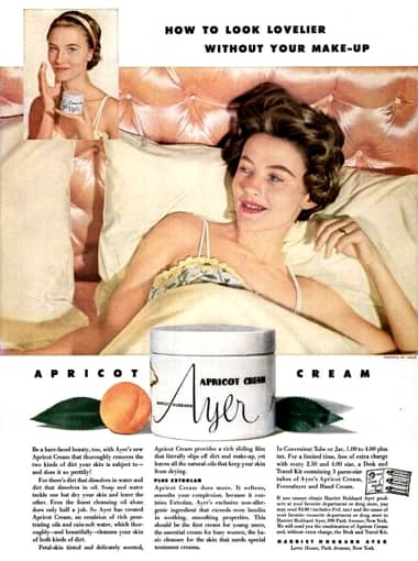 1953 Harriet Hubbard Ayer Apricot Cream