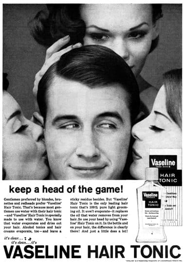 1966 Vaseline Hair Tonic