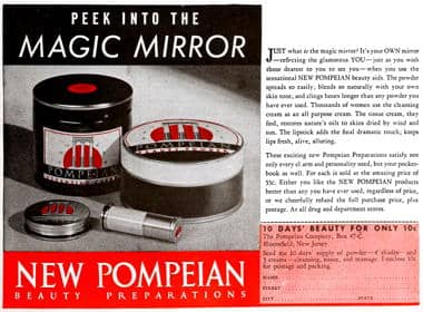 1936 Pompeian Beauty Preparations