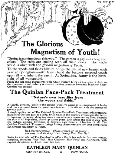1921 Quinlan Face Pack