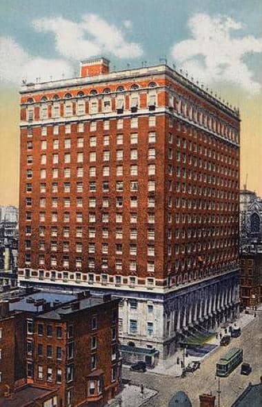1911 Postcard image of the Ritz-Carlton