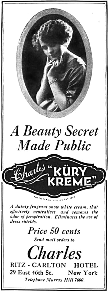 1922 Charles Kury Kreme Deodorant