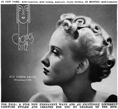 1937 Charles of the Ritz Permanent Wave