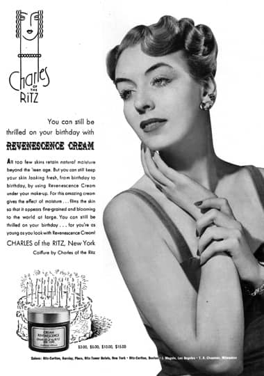 1940 Charles of the Ritz Revenescence Cream