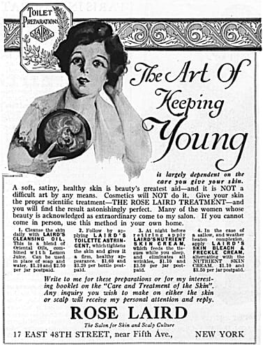 1920 Rose Laird cosmetics