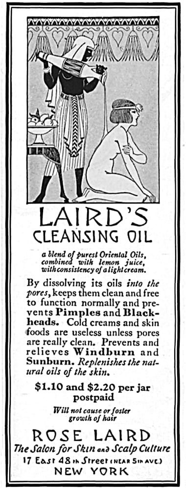 1922 Lairds Cleansing Oil