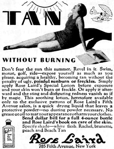 1930 Rose Laird Special Lotion