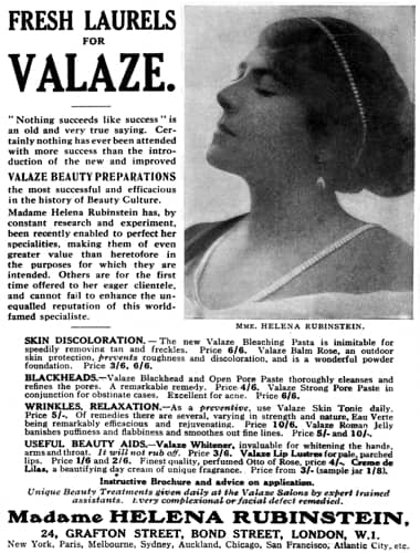 1919 Helena Rubinstein Beauty Preparations
