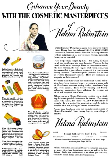 1929 Helena Rubinstein Cosmetic Masterpieces
