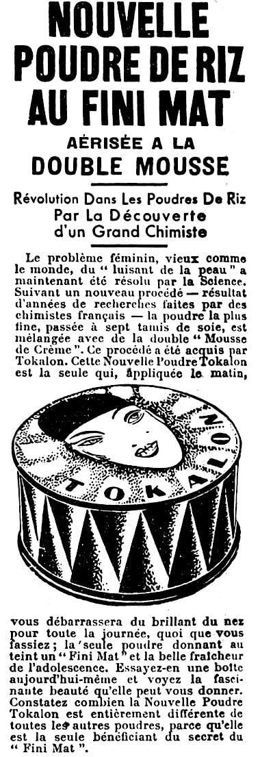 1935 Poudre Tokalon Double Mousse de Creme