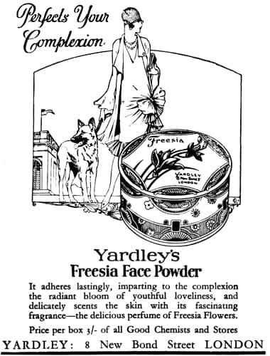 1927 Yardley Fressia Face Powder