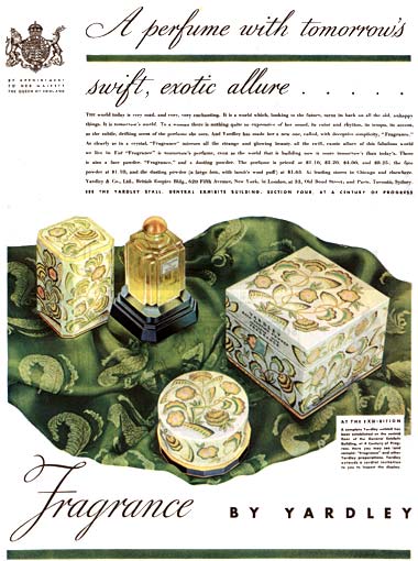1933 Yardley Fragrance perfume