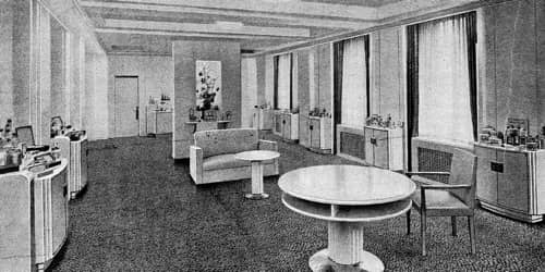 1934 Yardley showroom in Sackville House