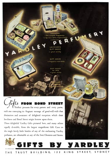 1936 Yardley gifts from Bond Street