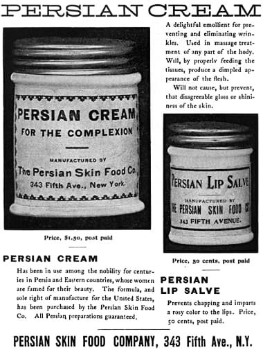 1899 Persian Cream and Lip Salve