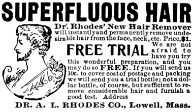 1901 Dr Rhodes New Hair Remover