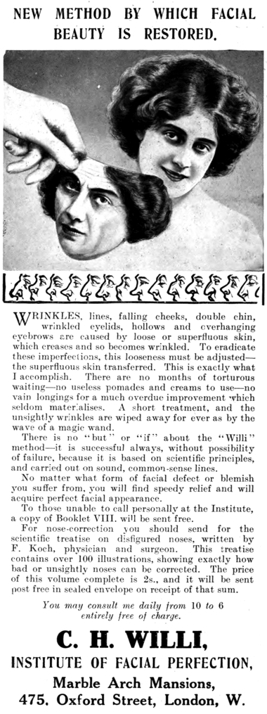 1912 The Institute for Facial Perfection