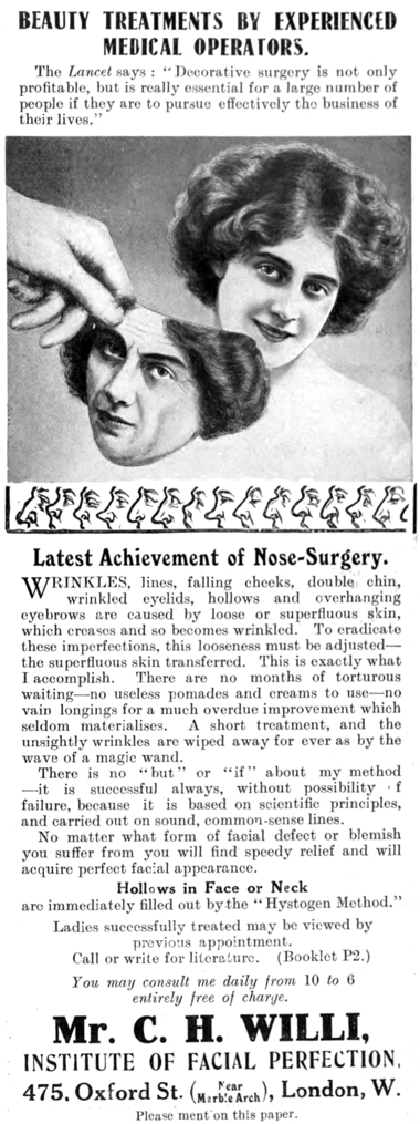 1913 The Institute for Facial Perfection