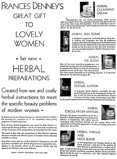 1930 Frances Denney Herbal circulation Mixture