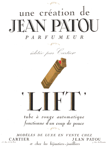 1930 Jean Patou Lift lipstick