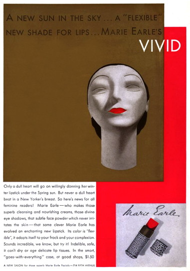 1932 Marie Earle Lipstick