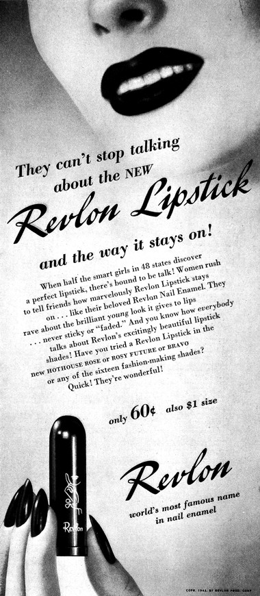 1942 Revlon Lipstick and Nail Enamel