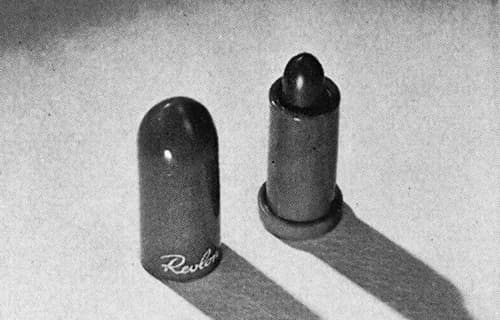 1943 Revlon plastic lipstick case