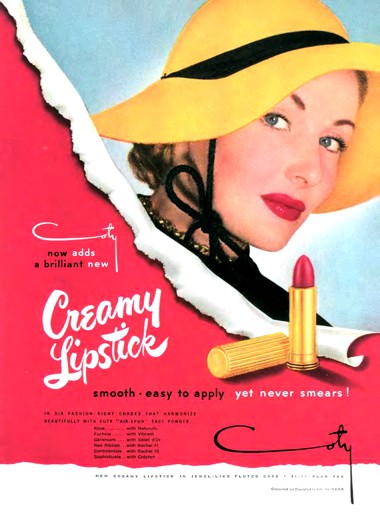 1949 Coty Creamy Lipstick
