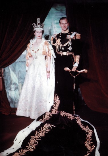 1953 Queen Elizabeth II and Prince Philip