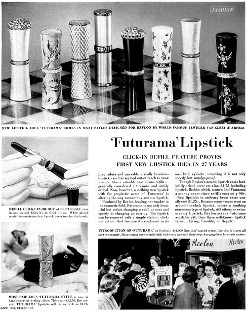1956 Futurama lipsticks
