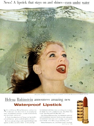 1956 Helena Rubinstein waterproof lipstick
