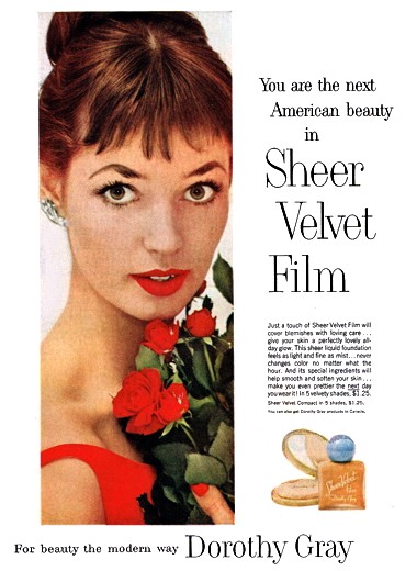 1957 Dorothy Gray Sheer Velvet Film