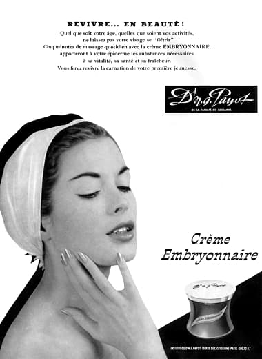 1958 Payot Creme Embryonnaire