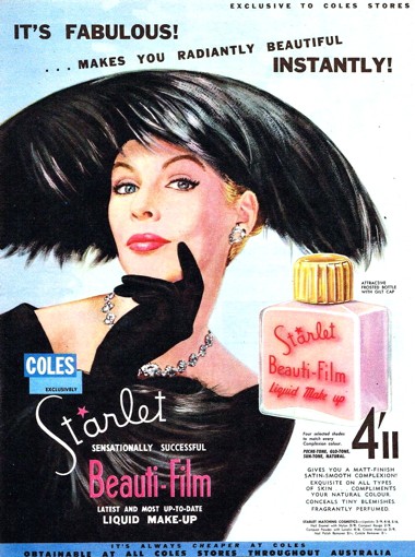 1958 Starlet Beauti-Film Liquid Make-up