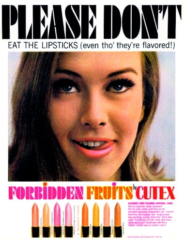 1964 Cutex Forbidden Fruit
