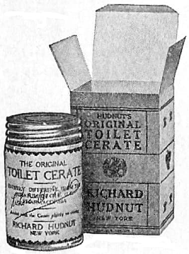 1919 Richard Hudut Original Toilet Cerate