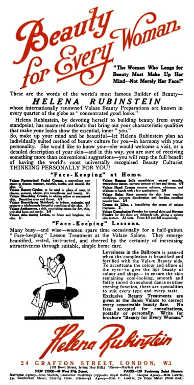 1924 Helena Rubinstein