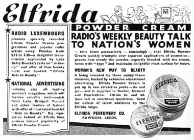 1937 Elfrida Powder Cream