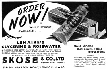 1944 Lemaires Glycerine and Rosewater