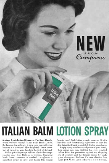 1956 Campana Lotion Spray