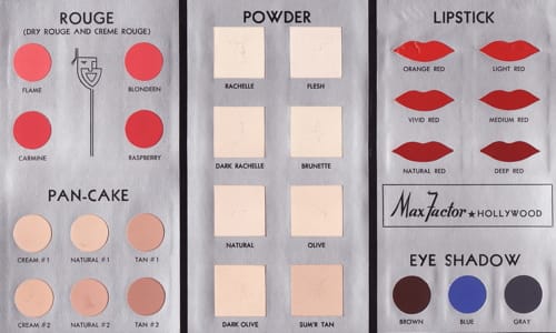 Max Factor Color Chart