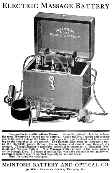 1904 McIntosh Massage Battery
