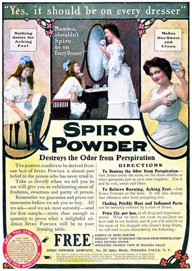 1905 Spiro Deodorant Powder