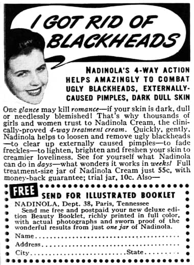 1946 Nadolina Bleach Cream