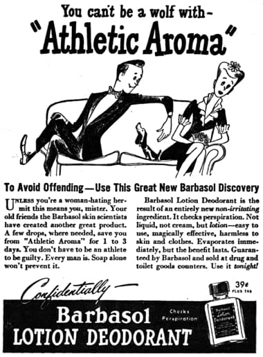 1947 Barbasol Lotion Deodorant