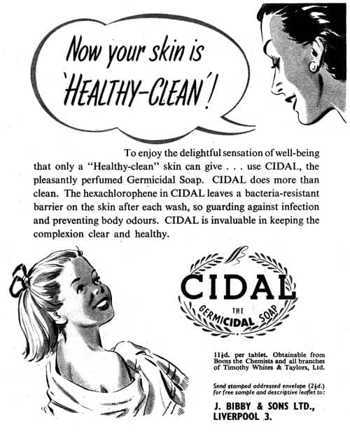 1952 Cidal Germicidal Soap