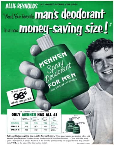 1952 Mennen Spray Deodorant for Men