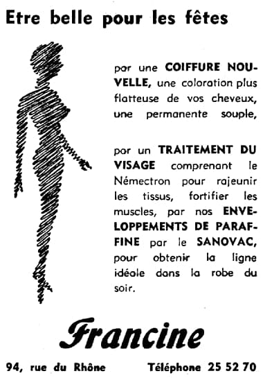 1959 Facial treatment using a Nemectron