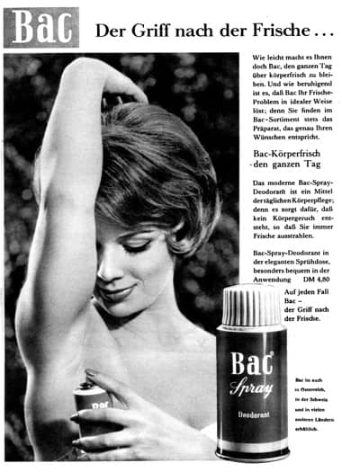 1961 Bac Spray Deodorant